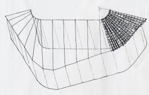 schema per la disposizione delle tegole